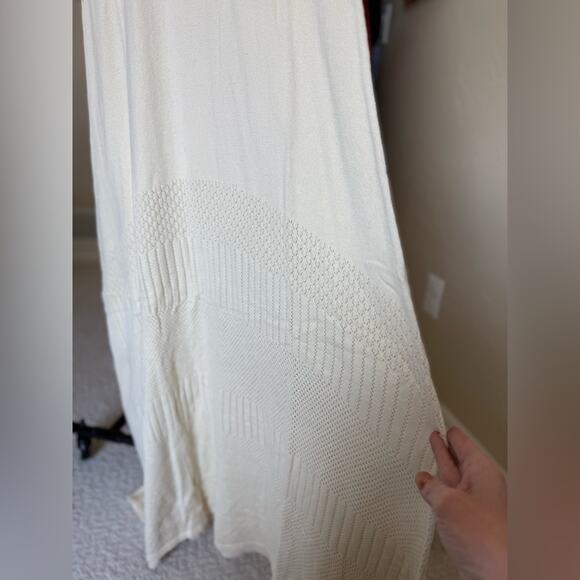 Women’s MISA Los Angeles Ivory Allison Knit Maxi Dress Extra Large XL - Picture 4 of 6